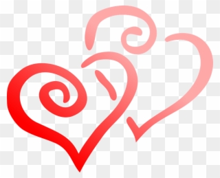 Pair Of Hearts Png Clipart