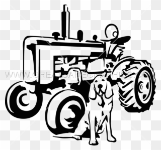 Drawing Tractors For Free Download On - Tractor Clipart