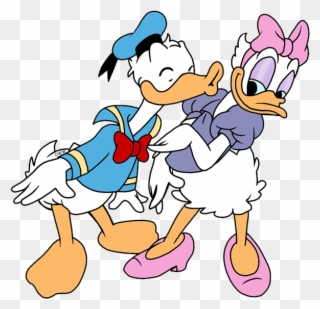 Kissing Donald And Daisy Duck Clipart