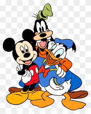 Mickey Donald Et Dingo Mickey Donald Dingo Cartoon - Mickey Mouse Clipart