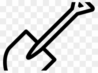 Shovel Clipart Pale - Shovel Black And White Clipart - Png Download