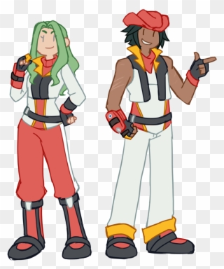 Some Wendy And Sven Redesigns From Pokemon Ranger Shadows - Pokemon Ranger Wendy Clipart