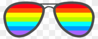 Check Out The Sticker @misseliphdz-cuba Made With - Instagram Rainbow Glasses Sticker Clipart