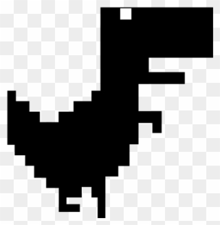 Pixel Clipart Tyrannosaurus Rex - T Rex Google Png Transparent Png