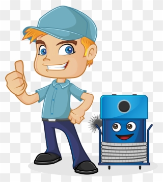 Technicians Report That Running Calls With No Sales - Duct Cleaning Vector Clipart