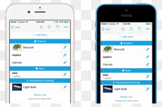 Sharing Occurs On A List By List Basis, So You Can - Iphone Clipart