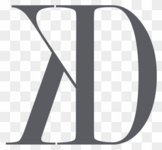 Rgb Kd Logo Dark Grey Copy - Calligraphy Clipart