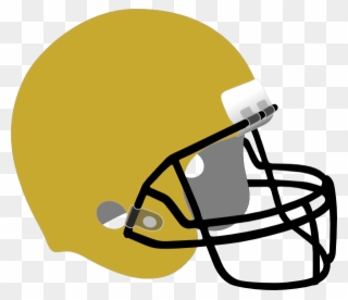 Black And Gold Football Helmet Clipart