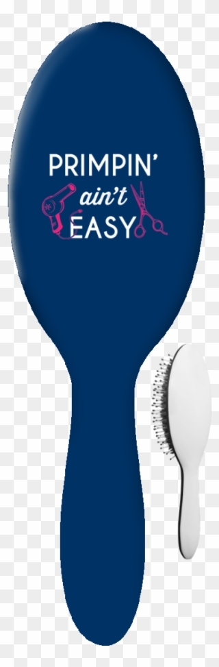 Primpin Ain't Easy Hair Brush - Illustration Clipart