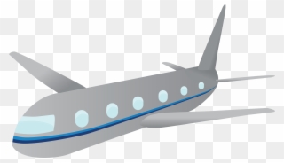 Airplane Vector Png - Airplane Png Icon Blue Clipart