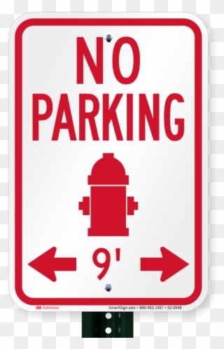 Fire Hydrant Signs Regulations - Bike Parking Signs Clipart