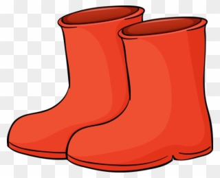 Clip Art Of A Pair Red Boots Dixie Allan - Wellie Boots Clip Art - Png Download
