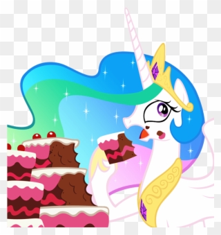 Cake-gulp - Princess Celestia Cake Clipart