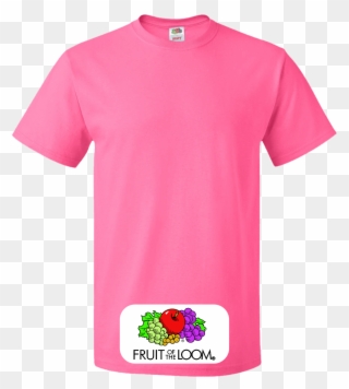 Clipart Shirt Neon Shirt - Pink Color T Shirts - Png Download