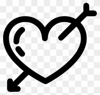 Heart And Arrow Comments - Icon Clipart