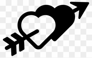 Hearts And Arrow Comments - Icon Clipart