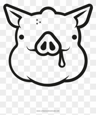 Derp Pig Coloring Page Ultra Coloring Pagesderp Pig - Cerdo Muerto Dibujo Clipart
