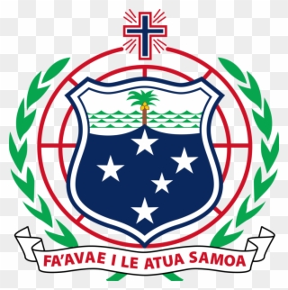Seal Of Samoa - Samoa Coat Of Arms Clipart