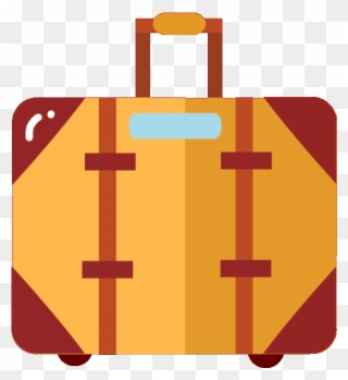 Sensational Idea Luggage Clipart - Cartoon Suitcase Gif - Png Download