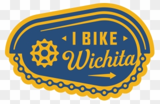 "i Bike Wichita" Sticker Vortex Souvenir - Logo Clipart