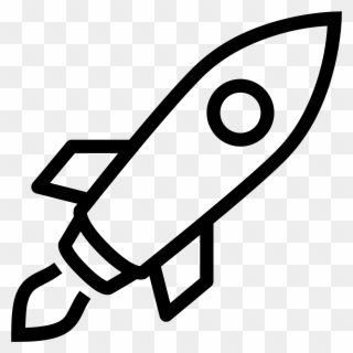 Rocket Icon - Rocket Icon Png White Clipart