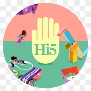 This Week's Hi5 Is Totally Going To The Kids - Graphic Design Clipart