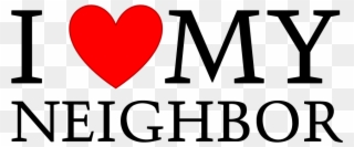 I Love My Neighbor Words - National Gallery Logo Png White Clipart