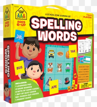 School Zone Learning Set: Spelling Words (school Zone) Clipart