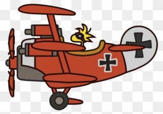 Goggles Clipart Aviation - Red Baron Plane Snoopy - Png Download