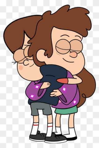 Mabel And Dipper Hug Clipart