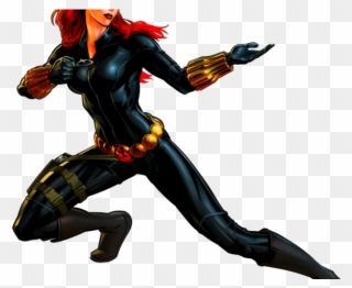 Black Widow Clipart Cute - Black Widow Avengers Alliance Png Transparent Png