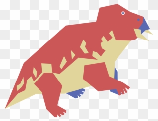 Placerias Is Today's Vector Animal Dicynodonts Were - Illustration Clipart
