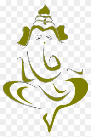 Hindu Cliparts 4, Buy Clip Art - Leaf Ganesh Images Png Transparent Png