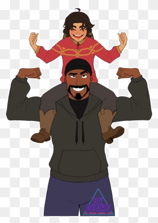 I Love Their Father-son Relationship - Jesse Mccree Gabriel Reyes Clipart