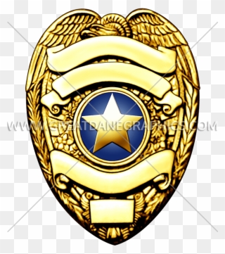 Image Freeuse Clipart Police Badge - Gold Police Badge Png Transparent Png