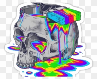 Trippy Clipart Transparent - Trippy Rainbow - Png Download