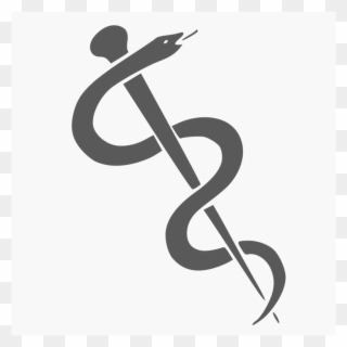 Aesculab Staff - Rod Of Asclepius Blue Clipart