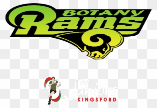 The Botany Rams Are A Junior Rugby League Football - South Sydney District Junior Rugby Football League Clipart
