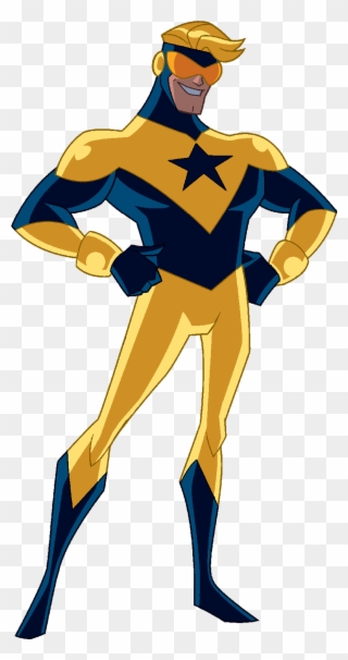 Boostergold - Justice League Action Booster Gold Clipart