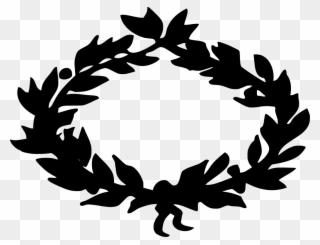 Clipart Freeuse Library Branch Svg Roman - Olive Wreath Greece - Png Download