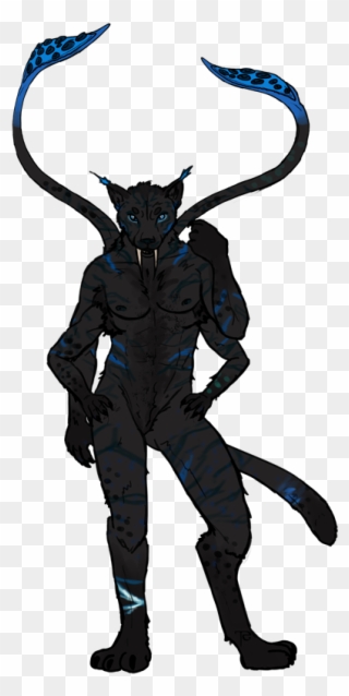 Enough Hands To Play A One Man Band - Displacer Beast Anthro Clipart