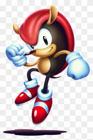 Mighty The Armadillo - Sonic Mania Plus Uk Clipart