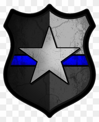 Texas Subdued Police Decal - Police Clipart