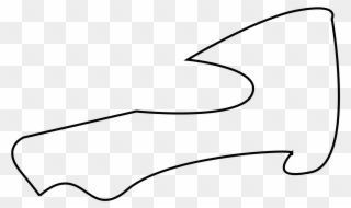 File Closed Curve Wikimedia Clip Art Black And White - Line Art - Png Download