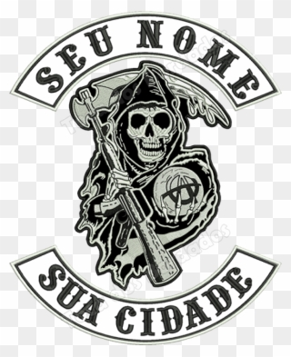 Sons Of Anarchy Mc Patch Clipart