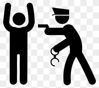 Arresting Man Png Icon - Cops And Robbers Icon Clipart