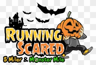 Running Scared 5miler And Monster Mile - Halloween Running Clipart