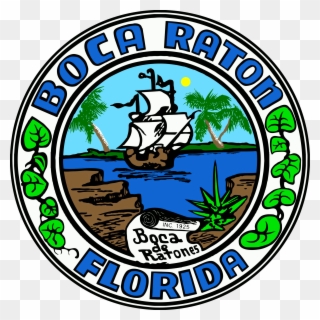 Seal Of Boca Raton, Florida - City Of Boca Raton Logo Clipart