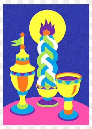 Shabbat Candle Free Coloring Pages Auburn Tigers Logo - Jet Judaica Havdalah Sand Art - Bulk 12/pk Clipart