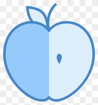 The Icon Is A Picture Of An Apple - Heart Clipart